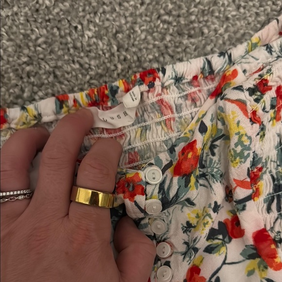 Floral Off-Shoulder Maxi Dress - Picture 2 of 9